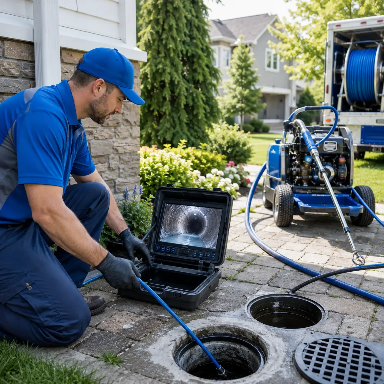 Outdoor drain cleaning professionals serving Suring, WI