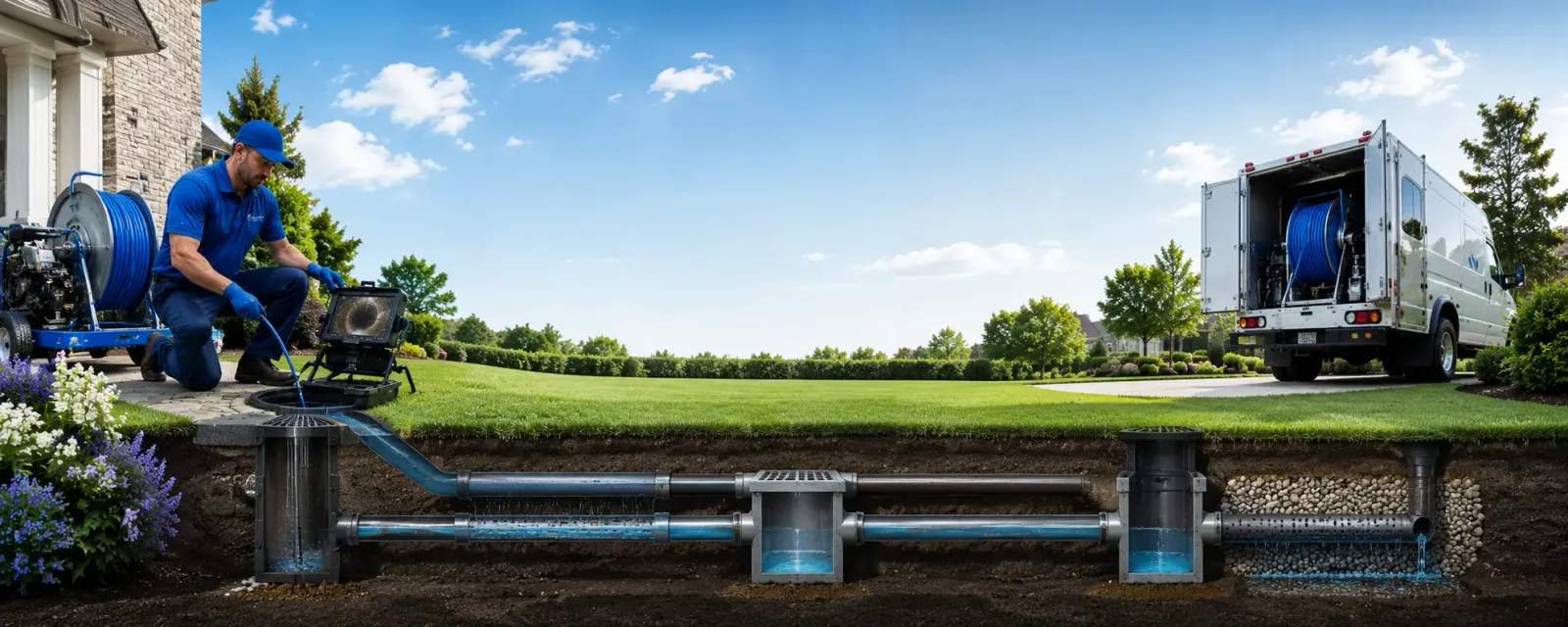 Outdoor drain cleaning information for Suring, WI
